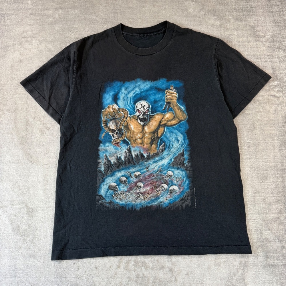 WWF Stone Cold Steve Austin Shirt Mens Large Black 1998 Kill Em All Vintage 90s